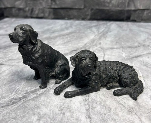Two black dog rare ornament - black,
