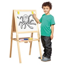 WOODEN DOUBLE SIDED EASEL