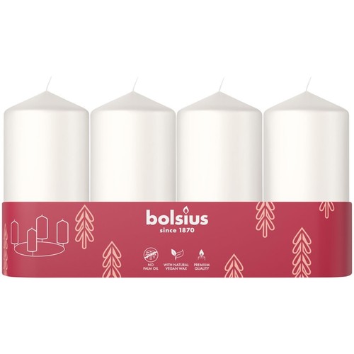 Bolsius smooth pillar candles - pillar,