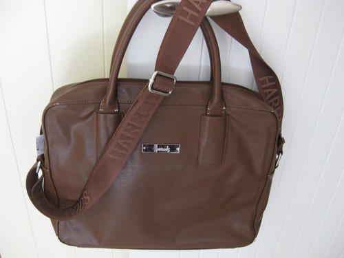 Genuine harrods brown holdall - genuine,