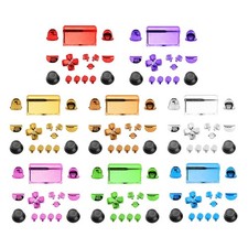 for Playstation 4 Pro - Chrome Pl. Buttons Mod Kit for 040 V2 Controller | FPC