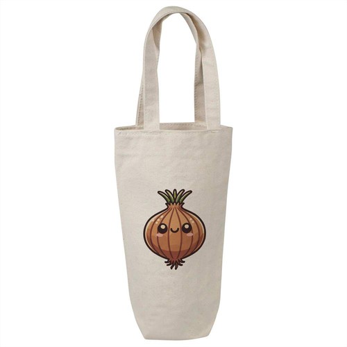 Cute brown onion - 'cute, cotton