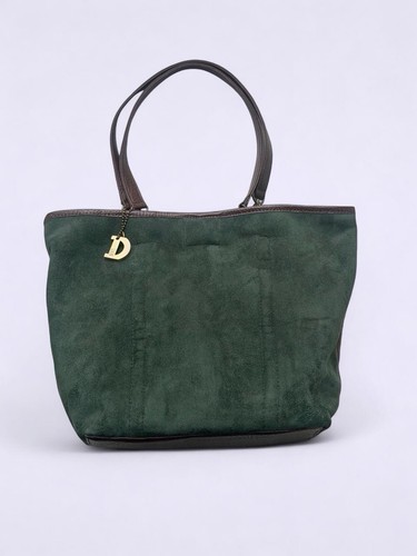 Dents green faux suede tote - dents,