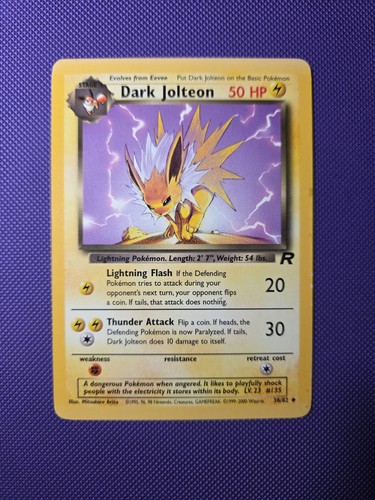 Pokémon dark jolteon tcg team - tcg,