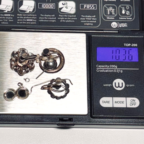 Sterling silver 36g - silver, lot