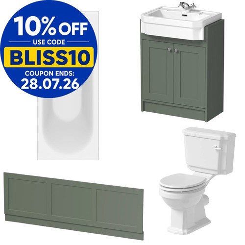 Bathroom suite 1700mm single - bathroom,