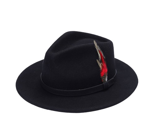 Premium felt fedora - fedora, hat