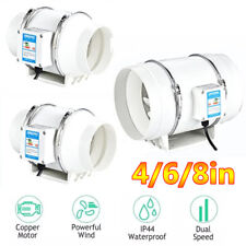  4"/6"/8" Inline Duct Fan