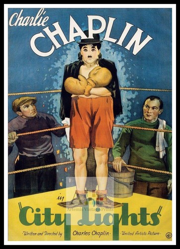 City lights movie poster a2 - city, a1