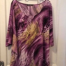 MR MAX QVC bubble hem top size 2XL