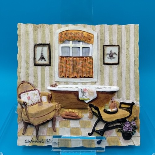 Bathroom scene wall tile - bathroom,