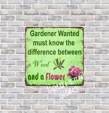 Gardener Wanted Weed Flower