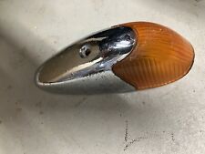 Original Genuine VW Beetle Peanut Indicator Housing Chrome + Orange Lens 60s