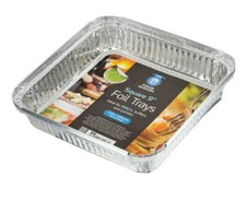 9 Inch Square Foil Tray