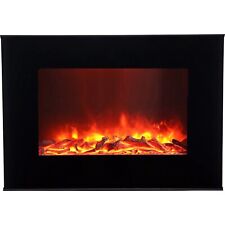 Lingga 1.9kW Black Glass effect Electric Fire