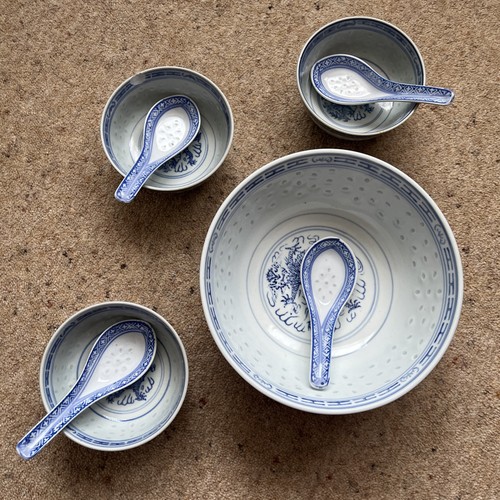 Vintage chinese rice - rice, &