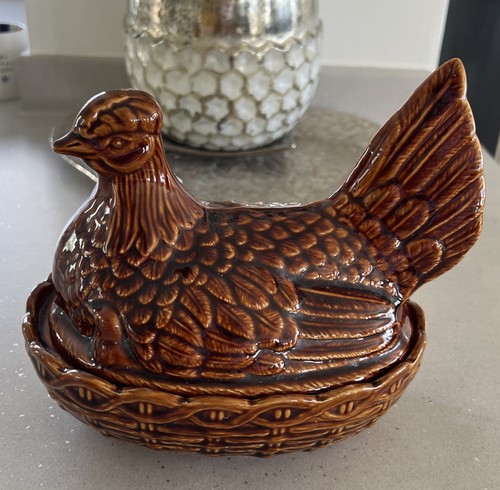 Portmeirion brown chicken hen - portmeirion,