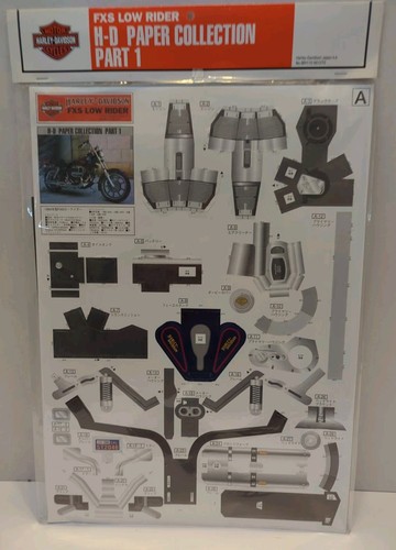 Harley davidson paper model - harley,