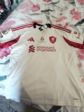 LIVERPOOL 24/25 FOOTBALL AWAY SHIRT SIZE LARGE PERSONALISED #NOT# A REPLICA