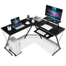 L-Shaped Computer Desk w/