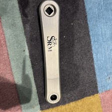 Left SRM 172.5 long bicycle crank arm
