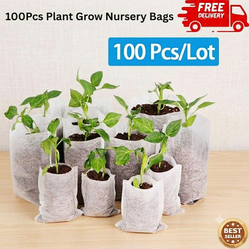 100pcs biodegradable plant - 100pcs,