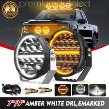 AUXBEAM 7"/9" Round LED