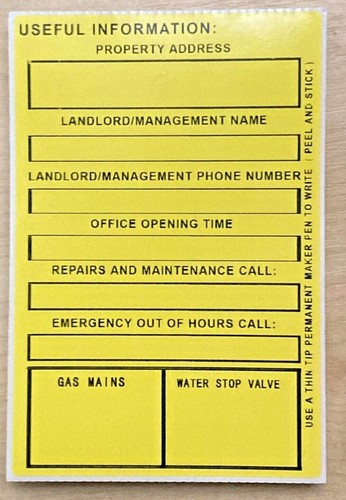 Estate agent landlord signs - estate,