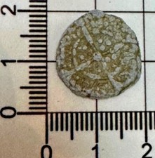 X408:  Medieval Bury St. Edmonds Boy Bishop Lead Token - ex Haddenham - Small