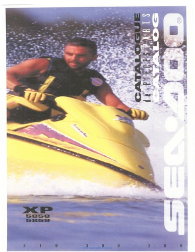 Sea doo parts manual book - parts,