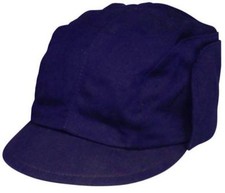 German army surplus blue engineers cap with fold down ear covers