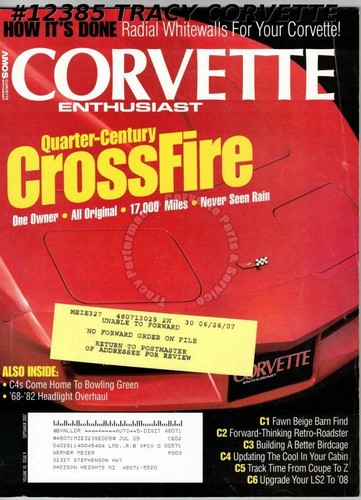 September 2007 corvette - 2007,
