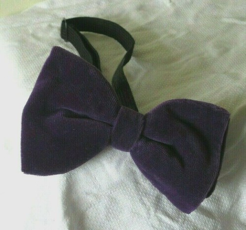 Vintage 60s 70s velvet bow - vintage,