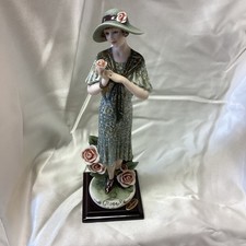 V. FINE GIUSEPPE ARMANI FLORENCE ROSE BEAUTIFUL ITALIAN LADY GIRL FIGURINE 1995