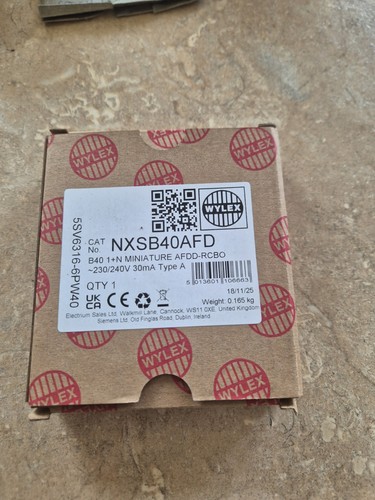 Wylex nxsb40afd 40amp afdd - nxsb40afd,