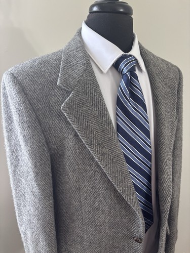Sport coat mens 40r gray - mens, wool
