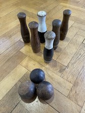 Vintage Skittle Set With 3