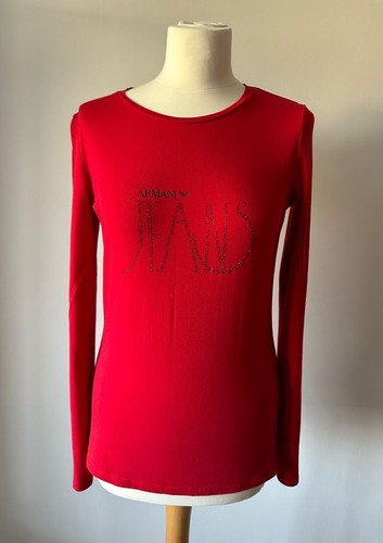 New armani jeans red ladies - new,
