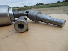 Mole plough pipe and cable