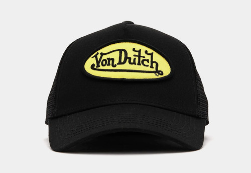 Von dutch hat - hat, black/yellow