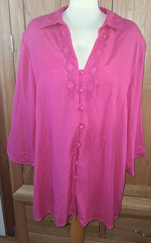 Gray osbourn pink viscose - gray, &