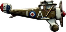 Nieuport 17 C.1 A213 WWI Biplane Commemorative Metal Pin Badge, No 56 Squadron