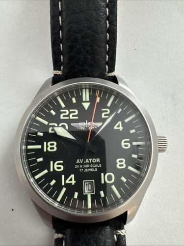 Poljot pilots watch 24hr - pilots, dial
