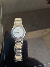 Ladies Girls Small silver  Face silver Coloured Metal Bracelet Watch