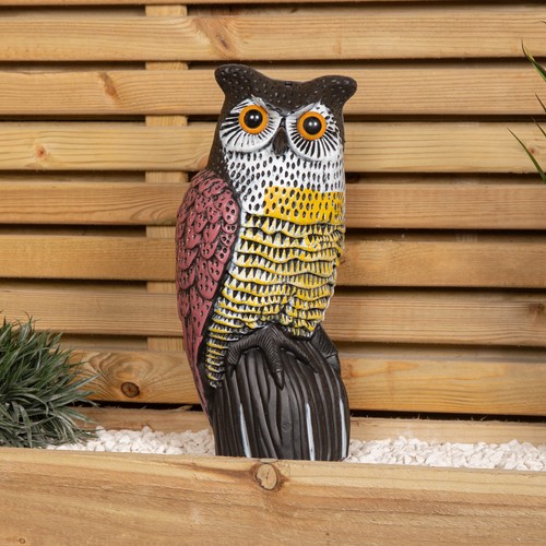 35cm large outdoor plastic owl - 35cm,