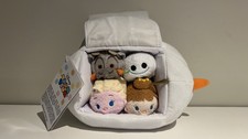 DISNEY STORE Olaf Tsum Tsum Set Frozen Soft Toy Plush Bag set of 4 with tag Elsa