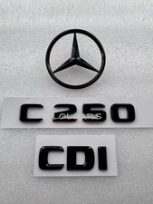 Gloss Black Rear Star & C250