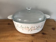 Eternal Beau Corning Ware Vintage Casserole Dish With Lid 24cm