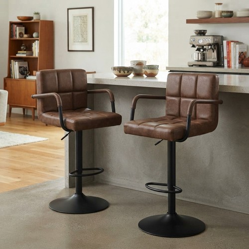 Comfortable faux leather - faux, bar