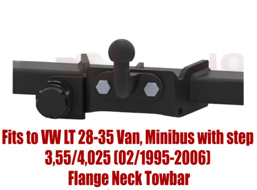 Flange neck tow bar for - tow,